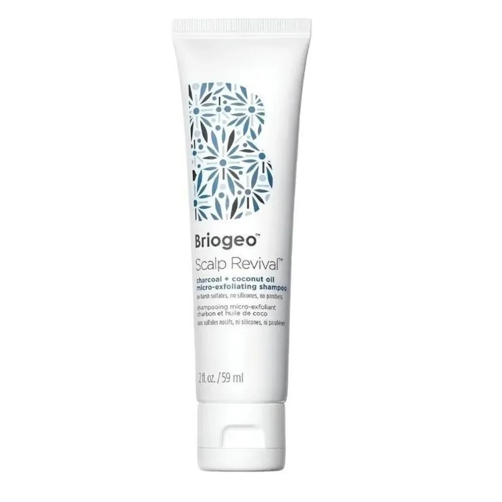 New Lot of (3) BRIOGEO Scalp Review Charcoal + Coconut Micro-Exfoliating Shampoo